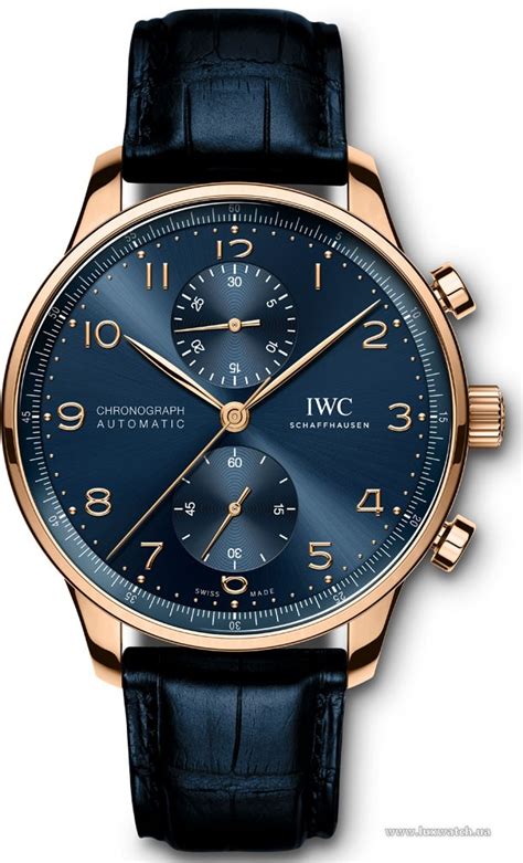 orologio iwc portoghese rattrappante in oro|IW371614.